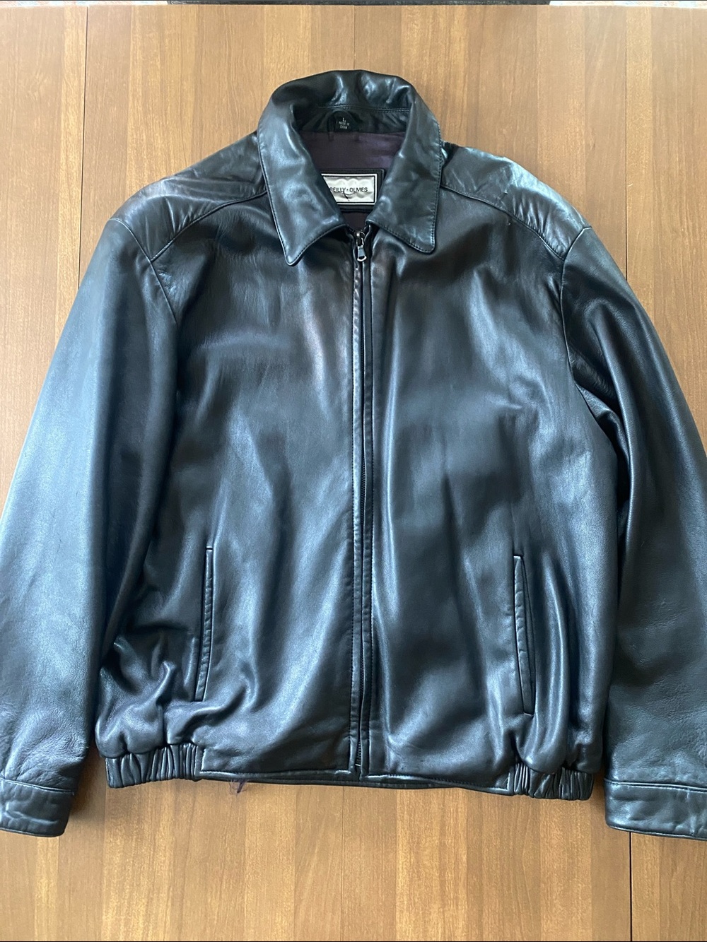 Men's Black Leather Jacket